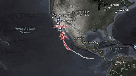 hurricane hilary clinton|LIVE MAP: Track the path of Hurricane Hilary 